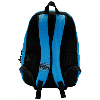 imagen 3 de mochila azul neon oh my pop! 30x44x15cm
