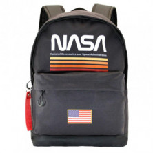 imagen 1 de mochila nasa negra 30x43x18cm