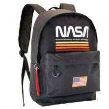 imagen 2 de mochila nasa negra 30x43x18cm