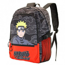 imagen 1 de mochila naruto fight fan clouds 44x31x18cm