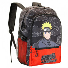 imagen 2 de mochila naruto fight fan clouds 44x31x18cm