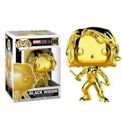 imagen 1 de funko pop black widow gold nº 380 avengers marvel