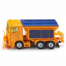 CAMIÓN QUITANIEVES siku DE JUGUETE 9,3X3X3,6 CM PARA JUEGOS DE INVIERNO