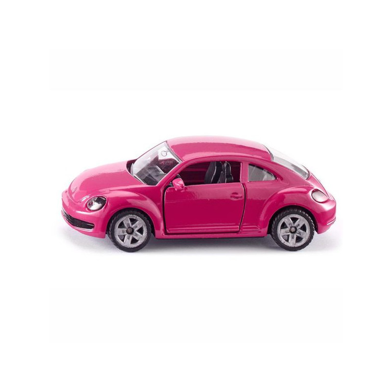 Imagen coche vw beetle rosa 78x36x27mm