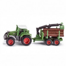 Imagen tractor con remolque forestal 147x39x58mm