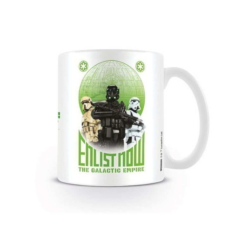 Imagen taza star wars rogue one enlist now