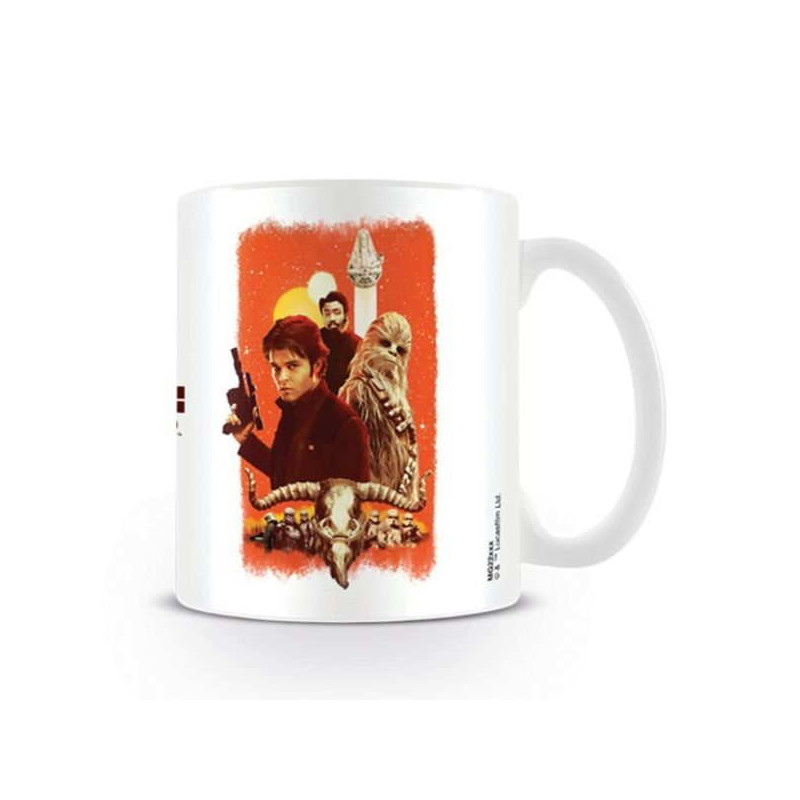 Imagen taza star wars han solo amigos y enemigos