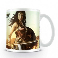 Imagen taza wonder woman dc comics