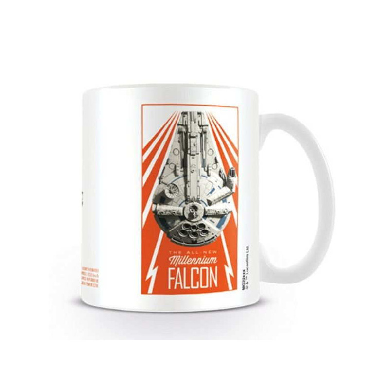 Imagen taza star wars halcon milenario han solo