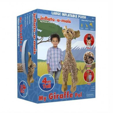 imagen 1 de peluche inflable jirafa gigante