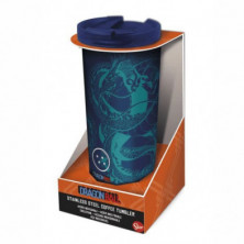 Imagen vaso termo cafe acero inoxidable dragon ball 425ml