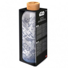 BOTELLA VIDRIO BAMBU STAR WARS 1030ML