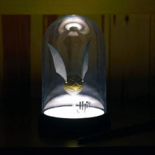 imagen 3 de mini lámpara harry potter snitch dorado