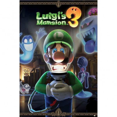 Imagen poster nintendo luigis mansion you are in