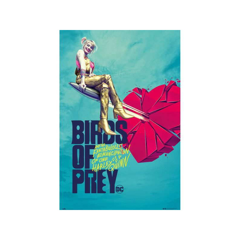 Imagen poster birds of prey broken heart