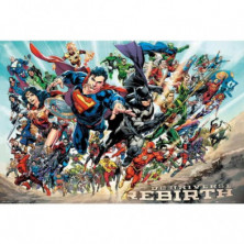 POSTER DC COMICS DC UNIVERSE REBIRTH