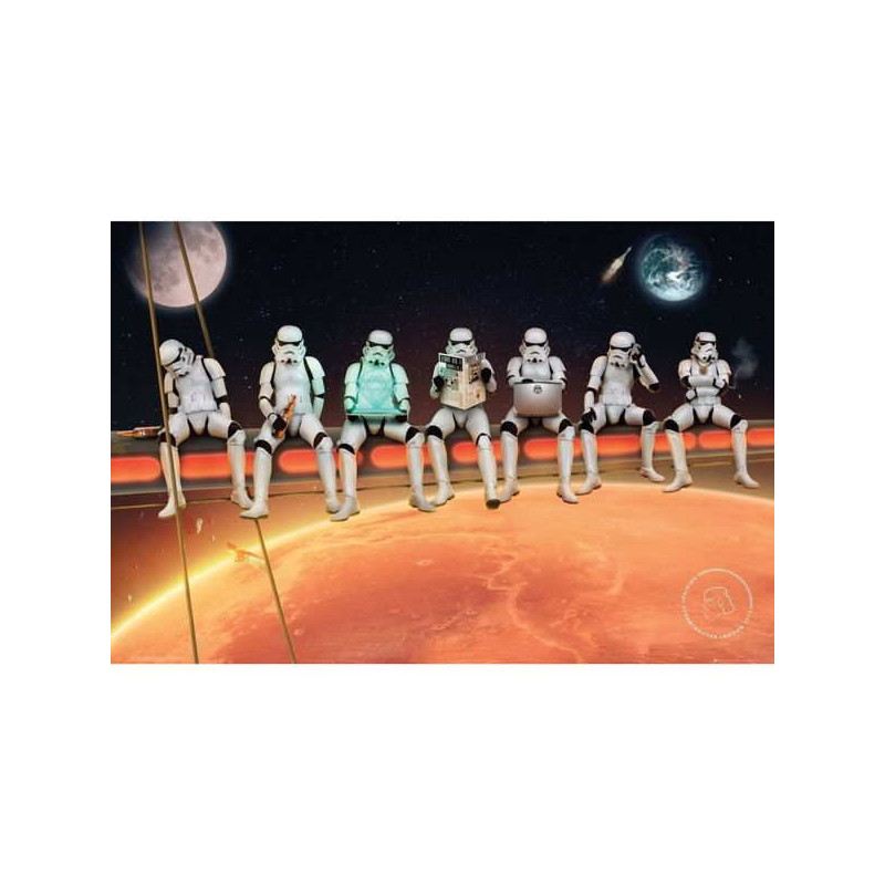 Imagen poster star wars stormtrooper on girders