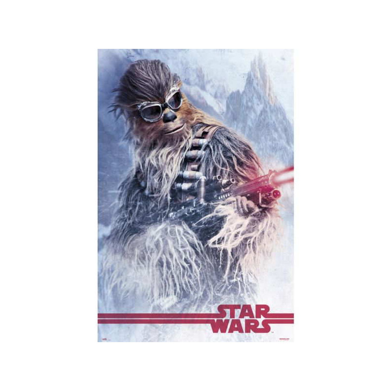 Imagen poster star wars solo chewbacca at work