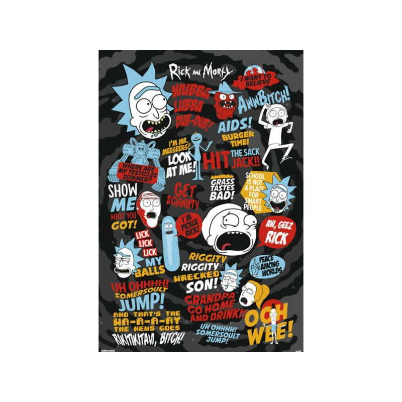 Imagen poster rick and morty quotes