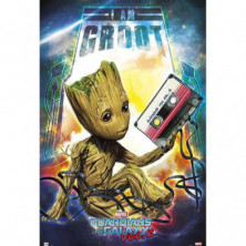 POSTER GUARDIANS OF THE GALAXY VOL 2 GROOT