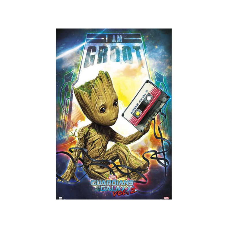 Imagen poster guardians of the galaxy vol 2 groot