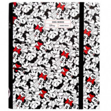 CARPETA 2 ANILLAS MINNIE MOUSE ROCKS THE DOTS