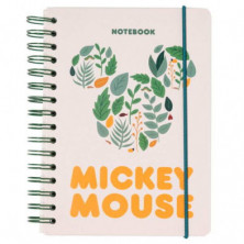 Imagen cuaderno a5 bullet mickey mouse tapa forrada
