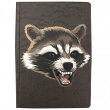 Imagen cuaderno a5 marvel rocket guardianes galaxia