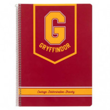 Imagen cuaderno a5 harry potter gryffindor