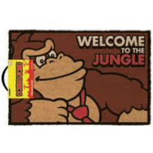 Imagen felpudo donkey kong welcome to the jungle