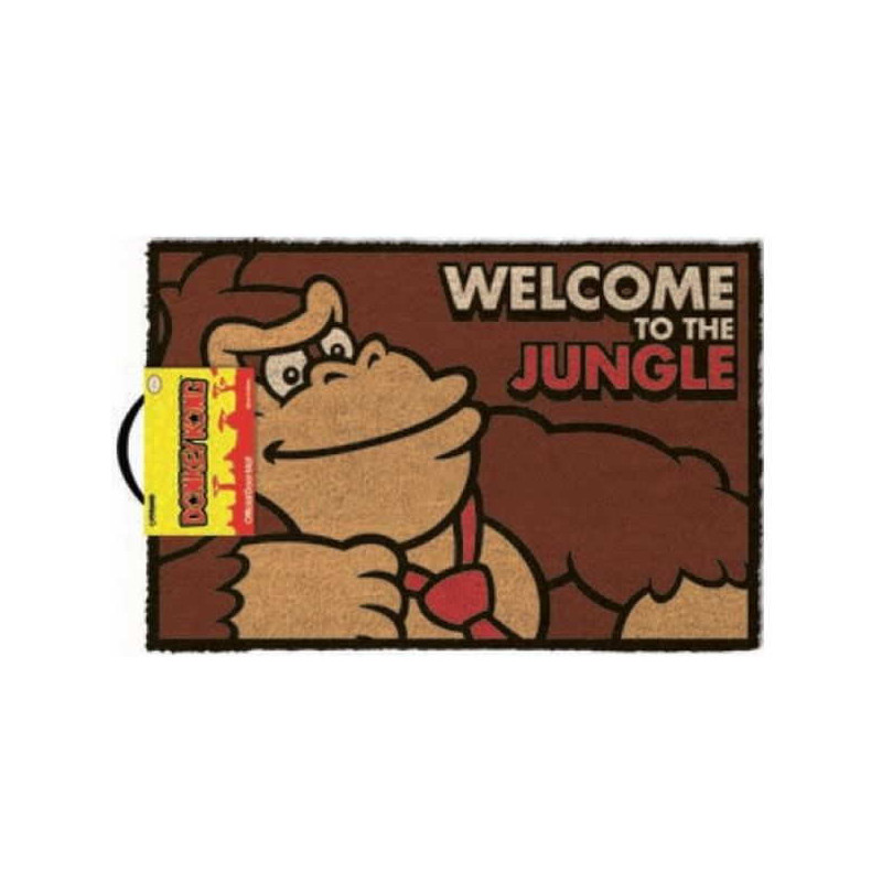 Imagen felpudo donkey kong welcome to the jungle
