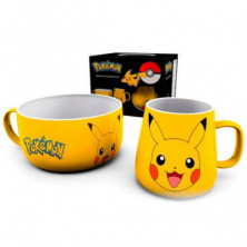 Imagen set desayuno pokemon pikachu