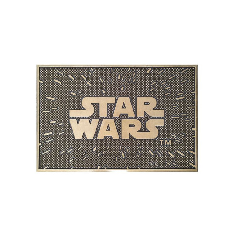 Imagen felpudo caucho star wars logo 40x60cm