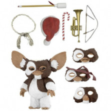 imagen 1 de figura neca ultimate gizmo 12 cm con accesorios