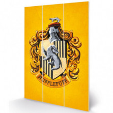 MARCO DE MADERA HARRY POTTER HUFFLEPUFF