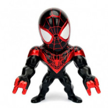 Imagen figura metálica ultimate spider-man miles morales