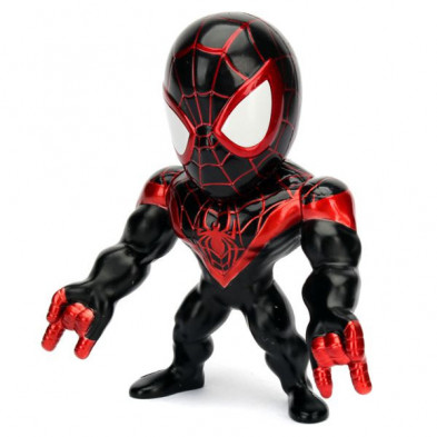 imagen 2 de figura metálica ultimate spider-man miles morales