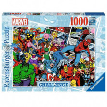 Imagen puzle challenge marvel 1000 piezas