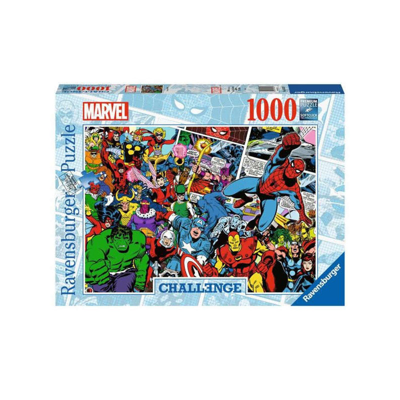 Imagen puzle challenge marvel 1000 piezas