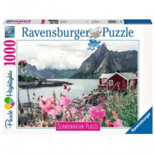 Imagen puzle lofoten noruega 1000 piezas