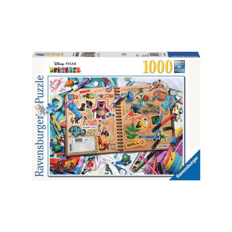 Imagen puzle disney libro de pegatinas 1000 piezas