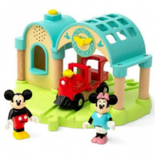 Imagen estación de tren mickey mouse brio