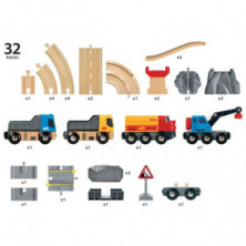 imagen 2 de set circuito de tren y carretera