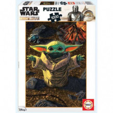 Imagen puzzle the mandalorian grogu 1000 piezas educa