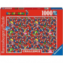 Imagen puzzle ravensburger challenge super mario 1000 pz