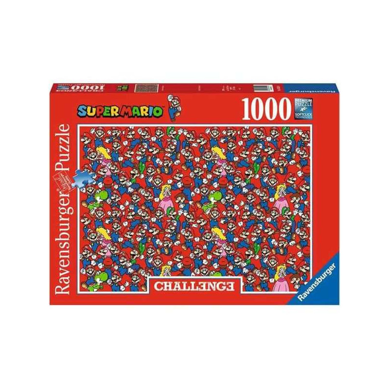 Imagen puzzle ravensburger challenge super mario 1000 pz