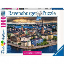 Imagen puzzle ravensburger estocolmo suecia 1000 piezas