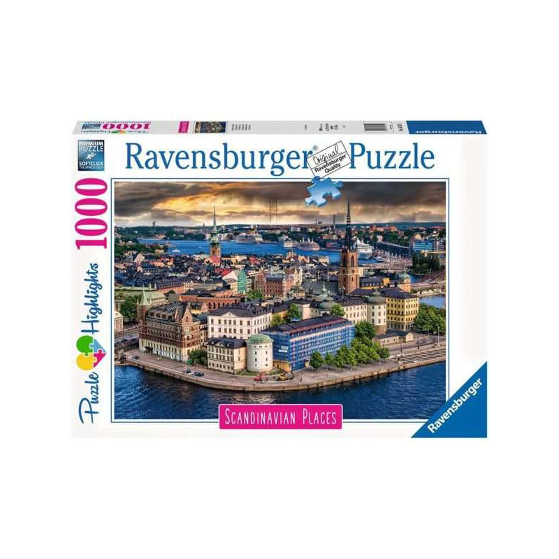 Imagen puzzle ravensburger estocolmo suecia 1000 piezas