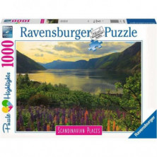 Imagen puzzle ravensburger fiordo noruega 1000 piezas