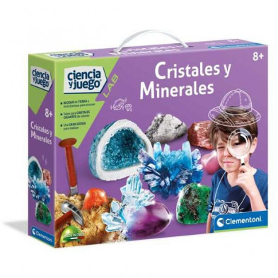 Imagen juego cristales y minerales clementoni
